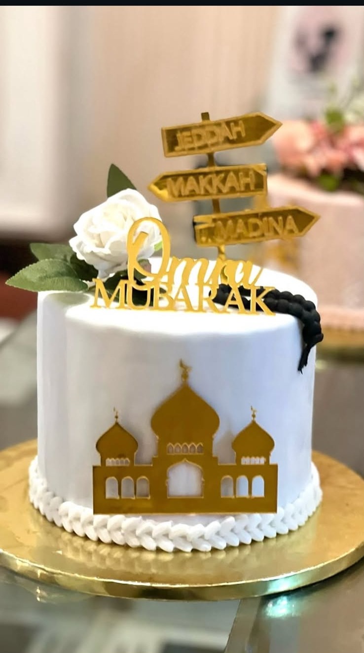 Gâteau de célébration Omra Moubaraka