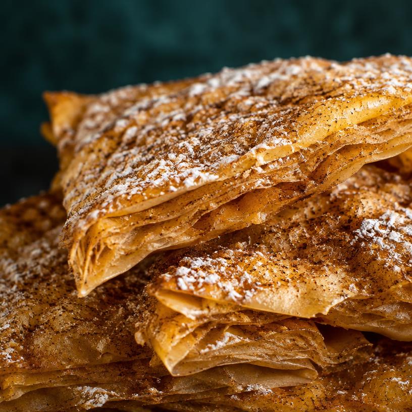 Feuilles croustillantes d'une pastilla